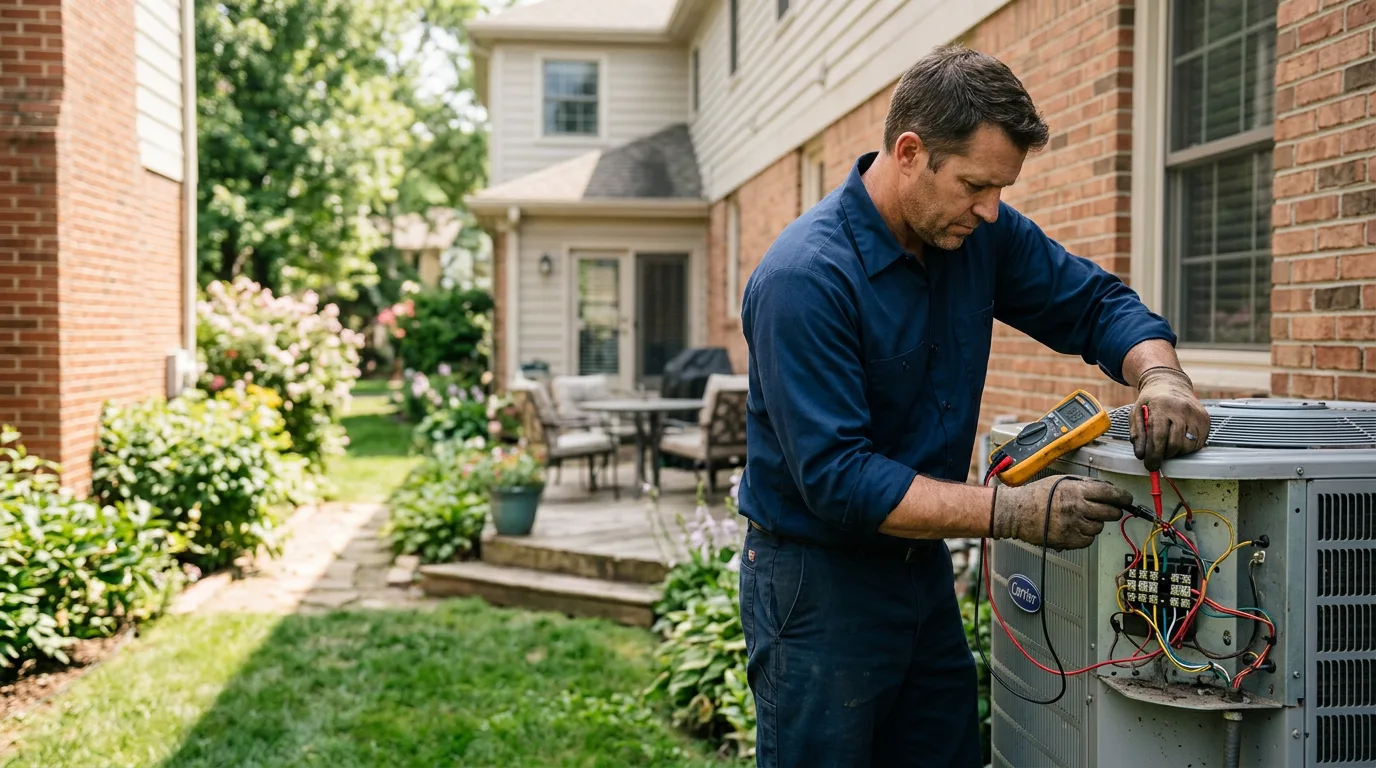 HVAC technician working near La Grange, TN